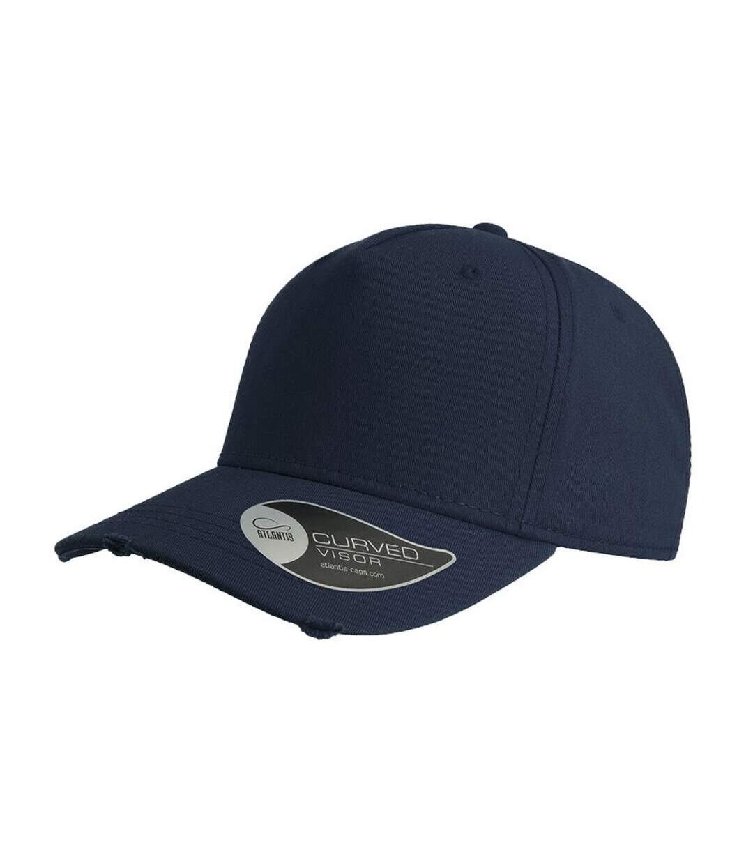 Casquette effet usé mixte bleu marine Atlantis-1