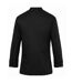 Womens/ladies Larissa Chef Jacket Black Karlowsky-2