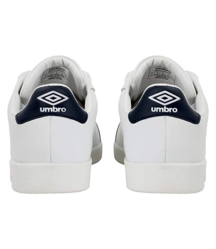 Mens cheetham trainers white/dark navy Umbro