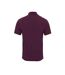 Mens Coolchecker Pique Polo Shirt Aubergine Premier-2