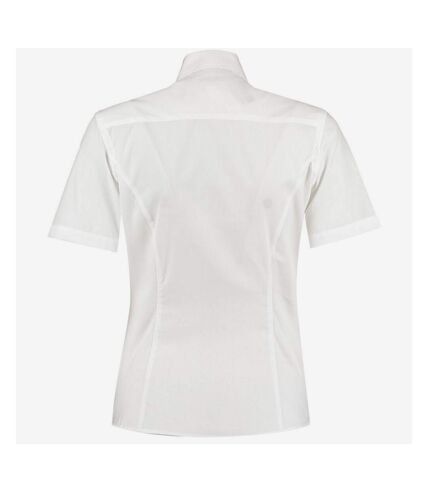 Kustom Kit Womens/Ladies Short Sleeve Business/Work Shirt (White) - UTPC2509