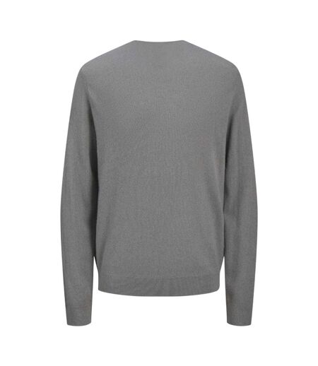 Mens Cashmere Blend Relaxed Fit Sweatshirt Grey Jack And Jones