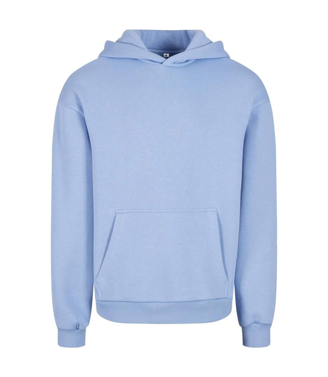 Sweat À Capuche Adulte Bleu Poudre Build Your Brand-1
