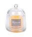 Bougie Parfumée Cloche Romantique 11cm Pêche-1