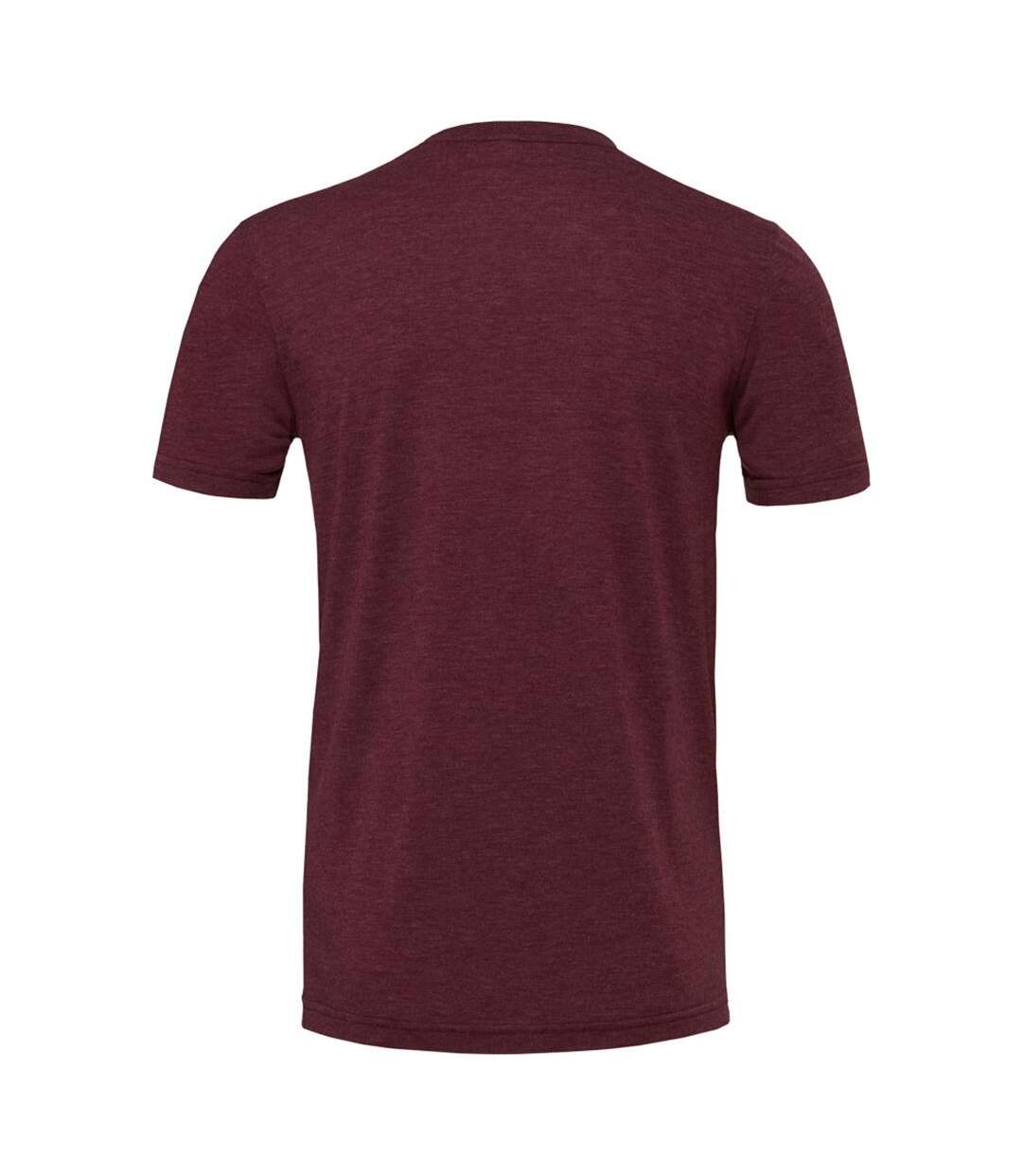 Canvas T-shirt À Manches Courtes Homme Bordeaux Bella + Canvas-2