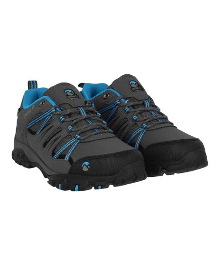 Childrens/kids Horizon Waterproof Walking Shoes Charcoal Blue Gelert