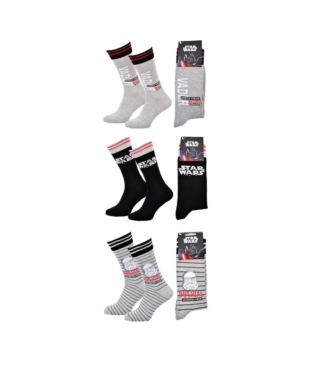 Chaussettes Pack Cadeaux Homme LICENCE - Pack de 3-3