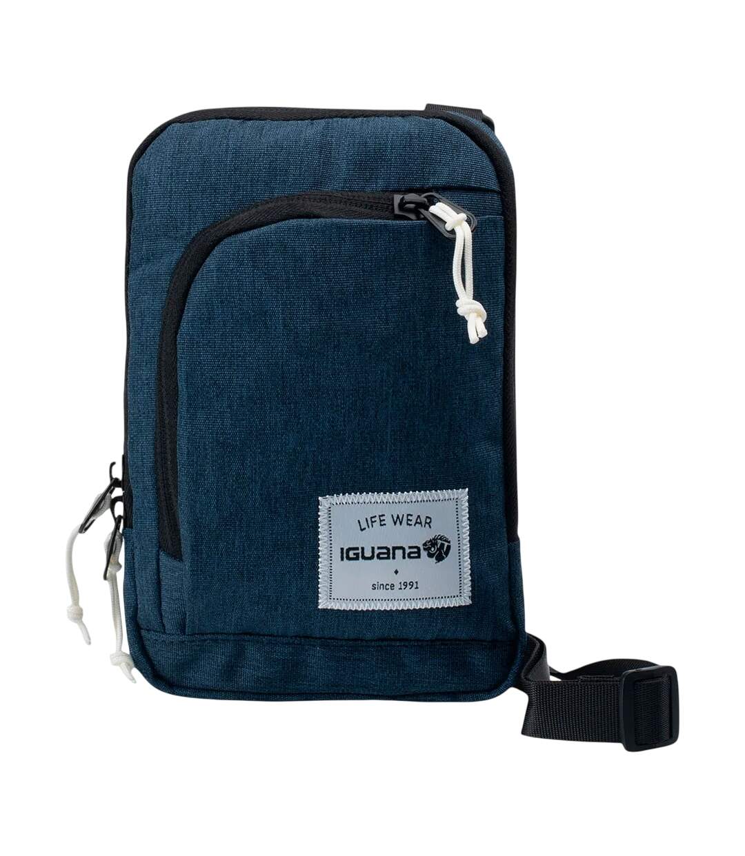 Sac Banane Megera Taille Unique Bleu Marine Noir Iguana-1