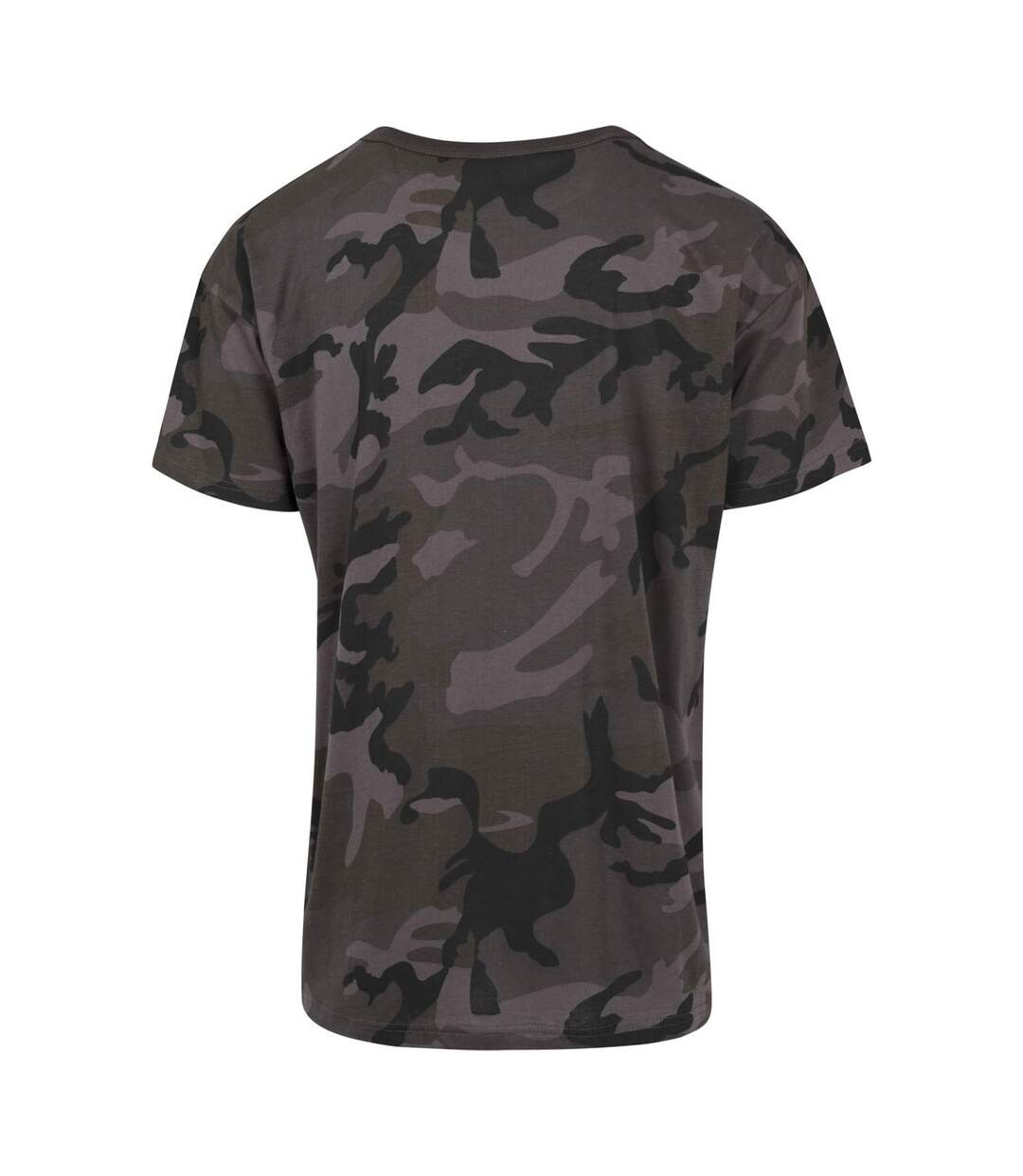 T-shirt Motif/style Camouflage Adulte Gris Foncé Build Your Brand-2