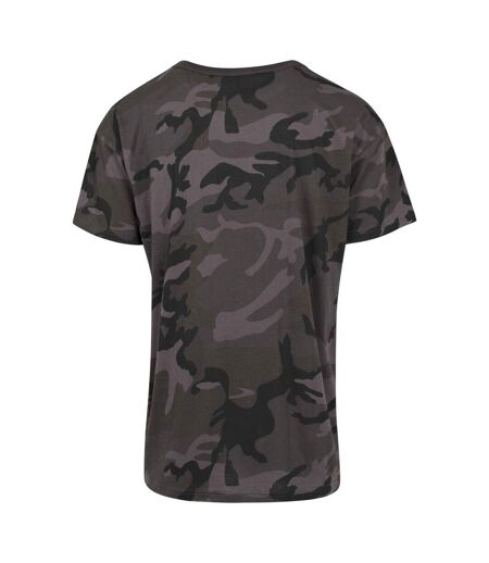 T-shirt Motif/style Camouflage Adulte Gris Foncé Build Your Brand