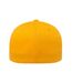 Childrens/kids Wooly Combed Baseball Cap Gold Flexfit-2