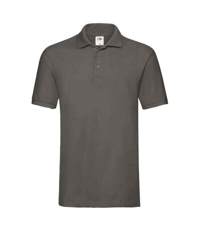 Polo manches courtes homme graphite clair Fruit of the Loom