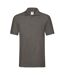 Polo manches courtes homme graphite clair Fruit of the Loom-1