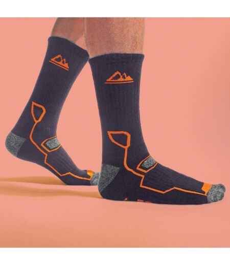 2 Pack Mens Super Soft Bamboo Trekking Hiking Socks for Boots