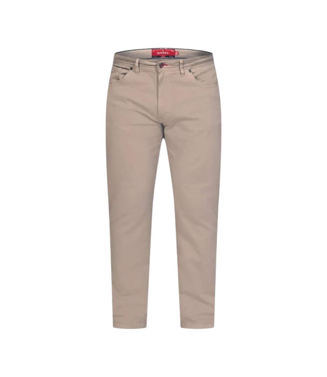 D555 Chino Extensible Et Effilé Motif/style Uni Kelvin Homme Beige Gris Duke-2