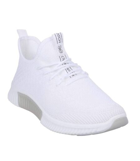 Baskets Rideout Homme Blanc Crosshatch