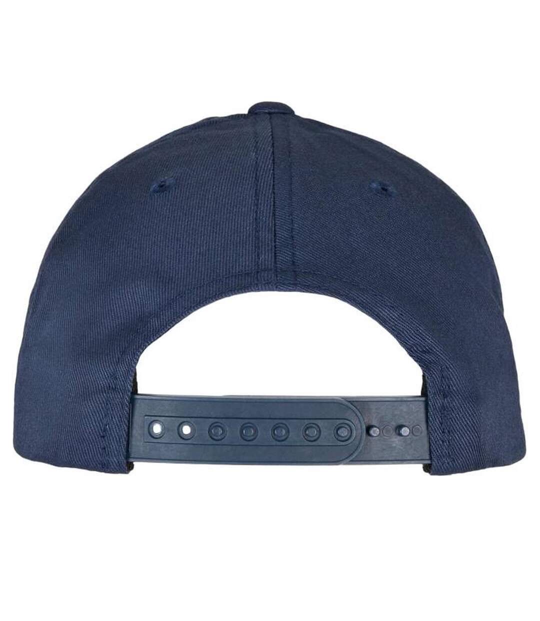 Casquette Ajustable Motif/style Courbé Bleu Marine Flexfit-2