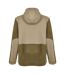 Mens Sintra Colour Block Hooded Fleece Jacket Marsh Green Rains-3