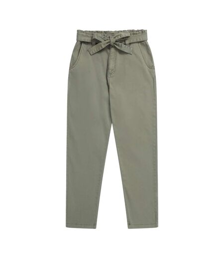 Pantalon Loren Femme Vert Kaki Animal