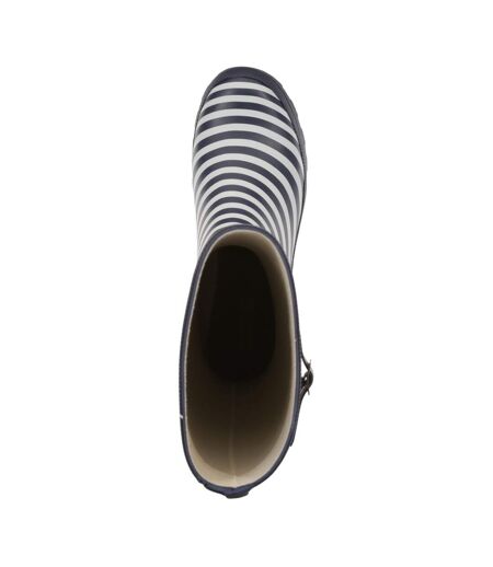 Regatta Womens/Ladies Ly Fairweather II Tall Durable Wellington Boots (Navy/White) - UTRG3770