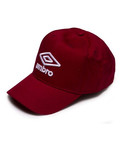 Umbro Logo Cap (Biking Red/White) - UTUO249