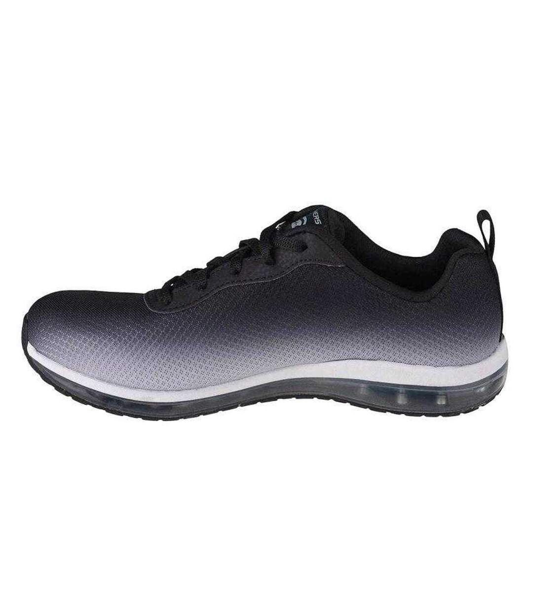Baskets Motif/style Ombré Skech-air Femme Noir Gris Argent Skechers-2