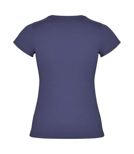 Roly Womens/Ladies Jamaica Short-Sleeved T-Shirt (Blue Denim)