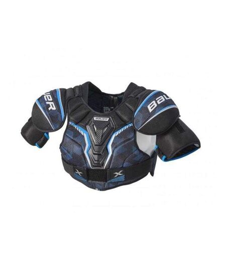 Épaulières De Hockey Sur Glace Intermediate Homme M Noir Bleu Bauer