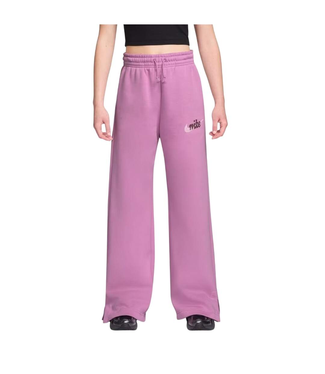 Womens/ladies Chenille Sweatpants Magenta Nike-2