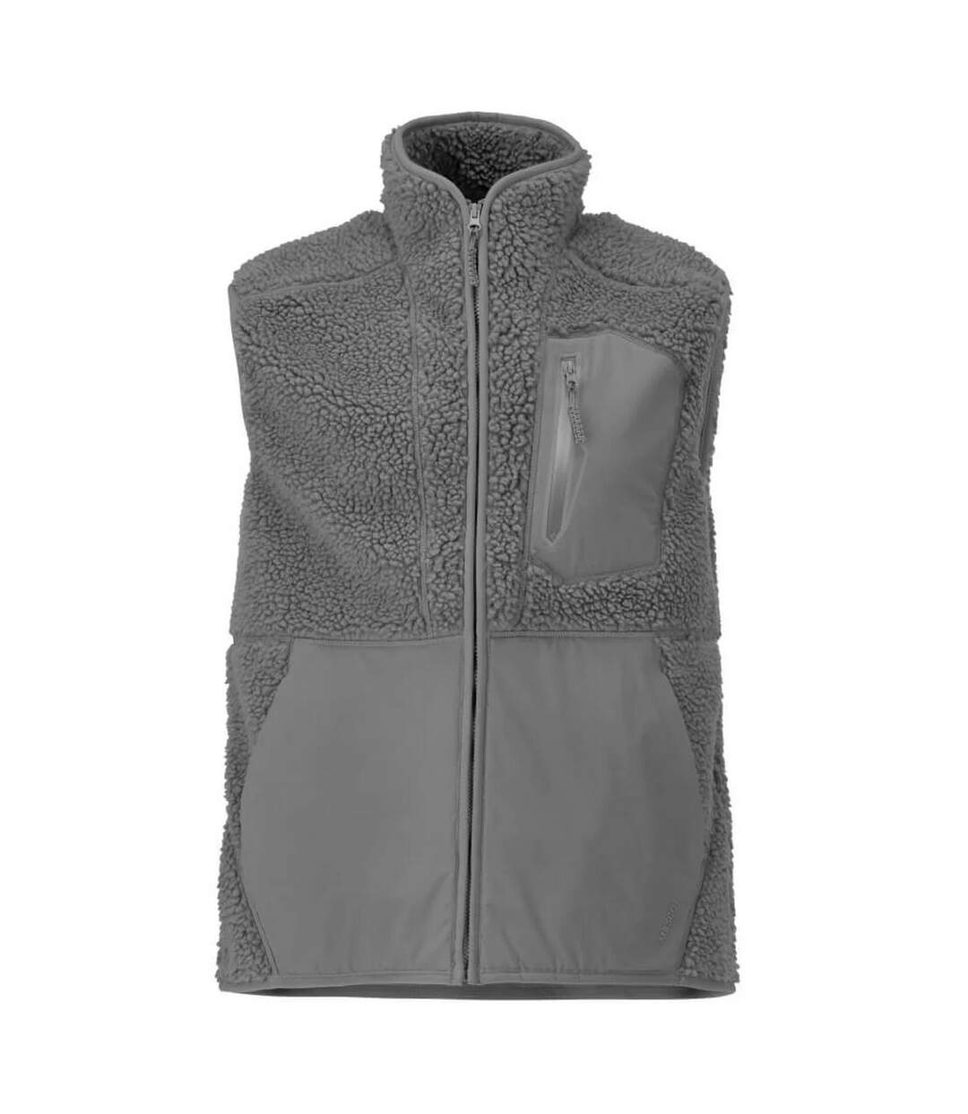 Veste Sans Manches Customised Homme Gris Pierre Mascot-1
