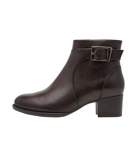 Bottine Cuir à Talon Tamaris
