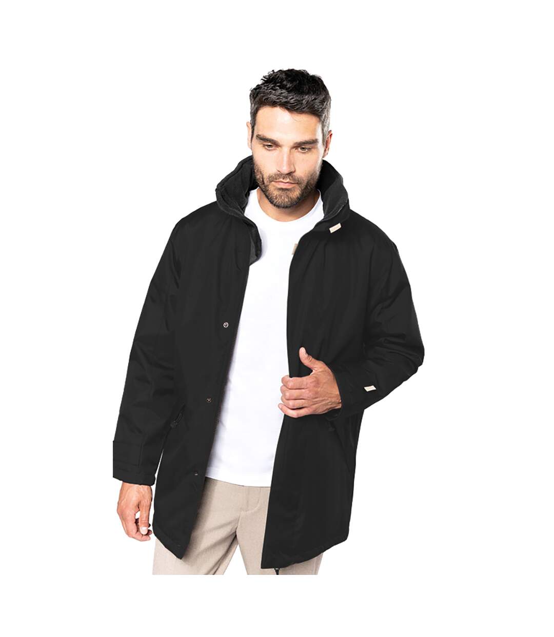 Parka homme noir/noir Kariban-2