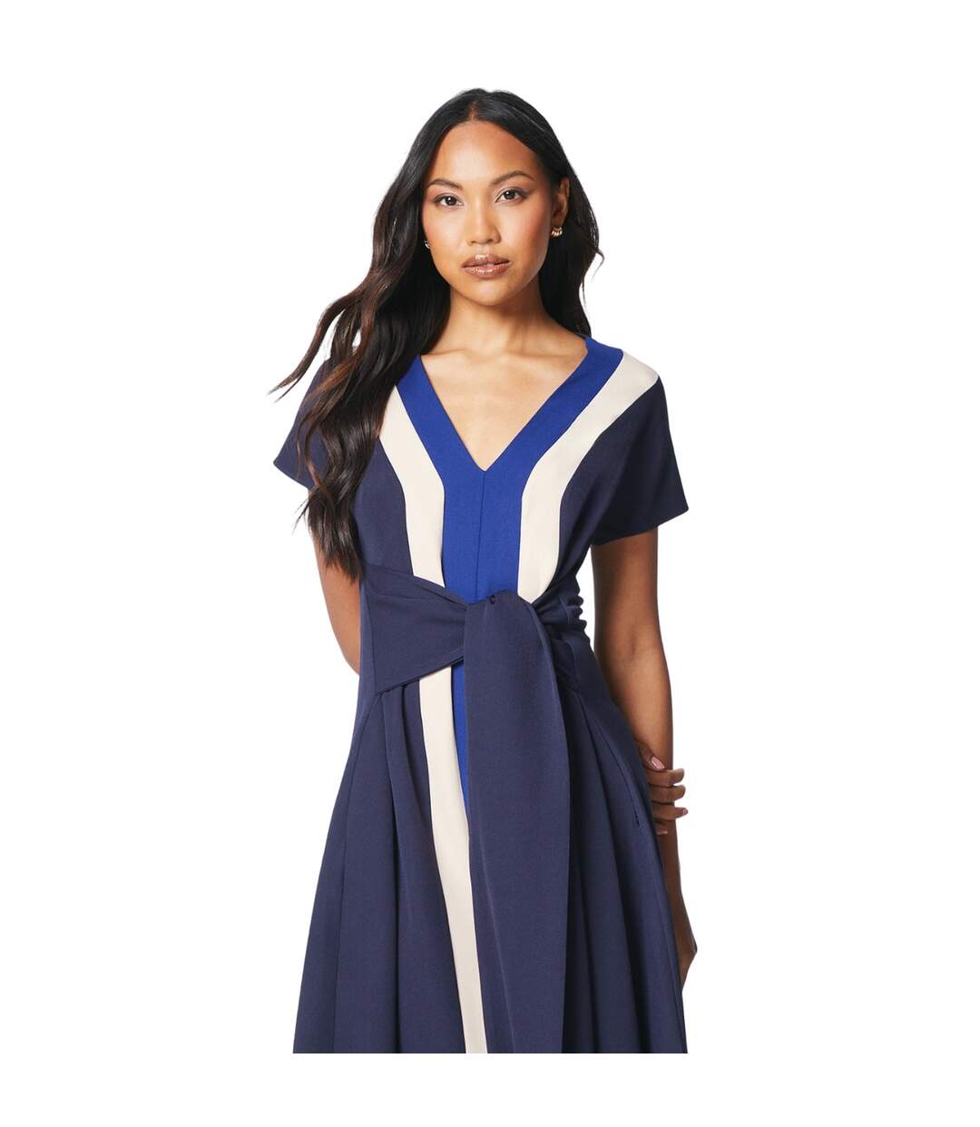 Robe mi-longue femme bleu Principles