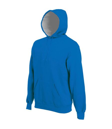 Kariban Mens Heavy Contrast Hooded Sweatshirt / Hoodie (Royal Blue) - UTRW717