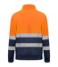 Sweat Spica Adulte Bleu Marine Orange Fluo Roly Workwear-2