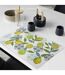 Set de Table Déco Imprimé Menton 28x44cm Blanc-2