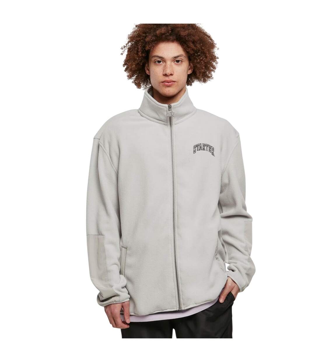 Veste De Survêtement Thunder Homme Gris Pâle Starter Black Label-2