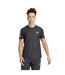 T-shirt The Run Homme Noir Adidas-4