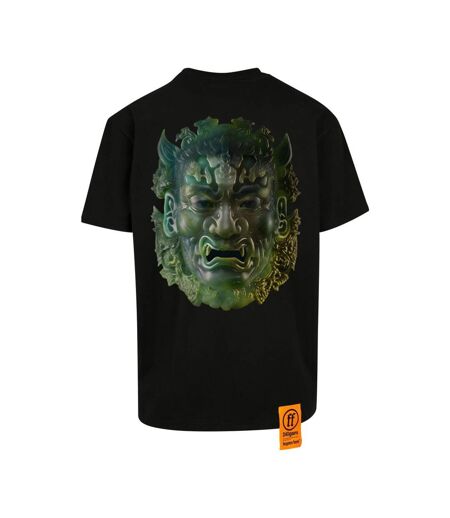 Mens Jade Oni Oversized T-shirt Noir Forgotten Faces