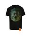 Mens Jade Oni Oversized T-shirt Noir Forgotten Faces-2