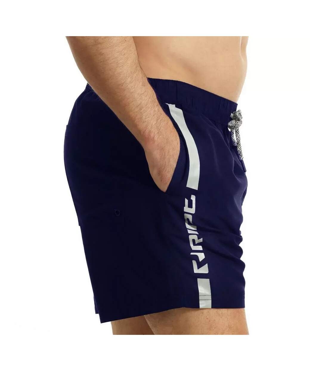 Mens swim shorts navy/white RIPT Essentials-3