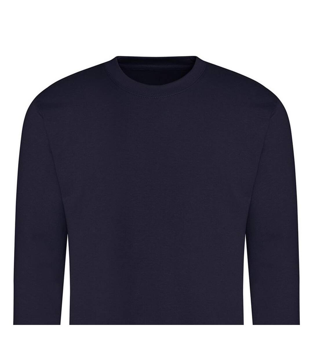 Unisex Adult Plain Sweatshirt New French Navy Awdis-2
