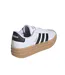 Baskets Court Bold Femme Blanc Noir Marron Pâle Adidas-2