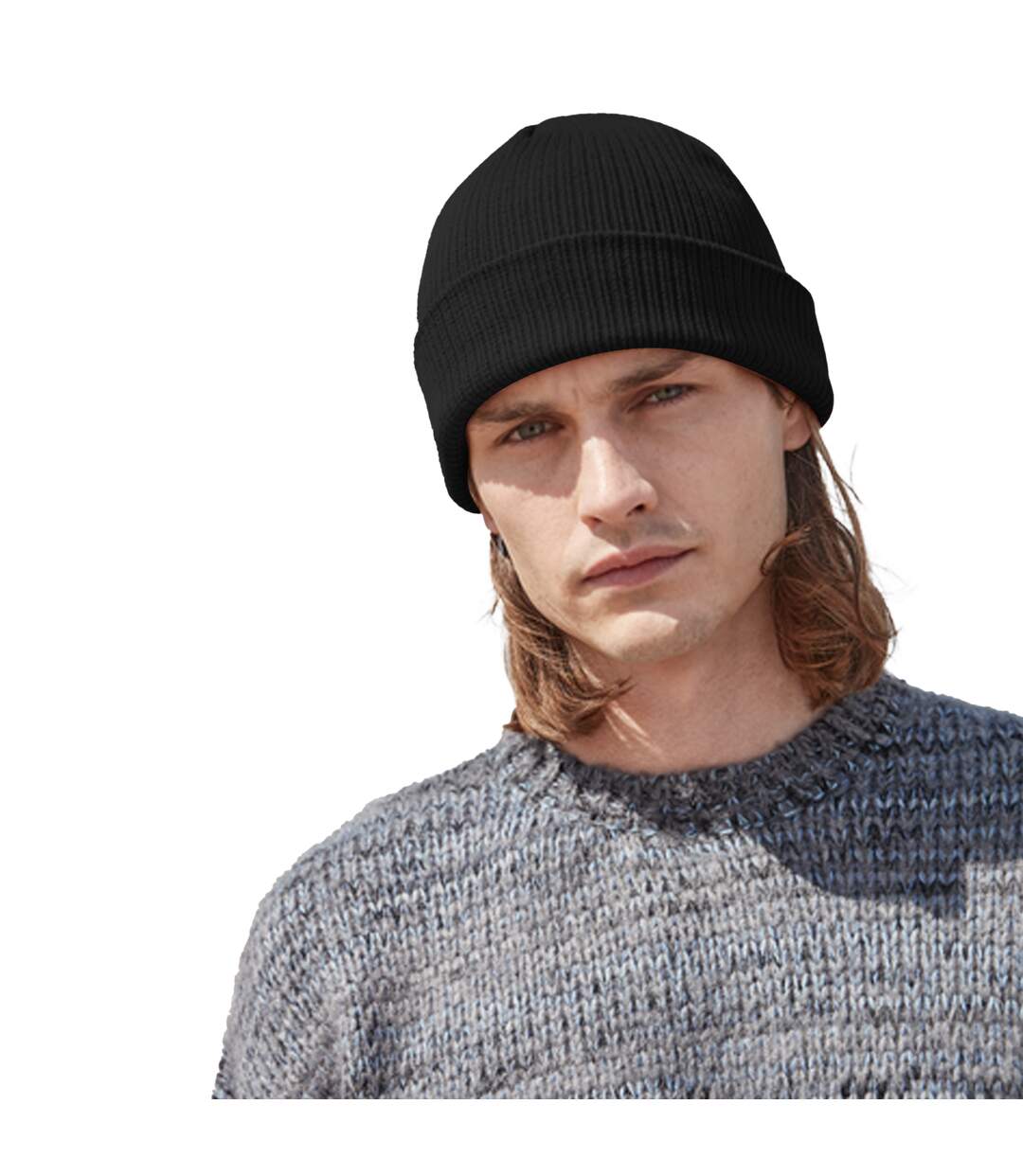 Beechfield Organic Cotton Beanie (Black) - UTRW7085-3