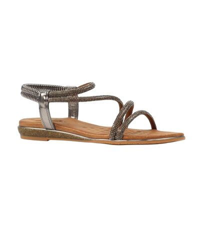 Sandales cortez femme gris Lunar
