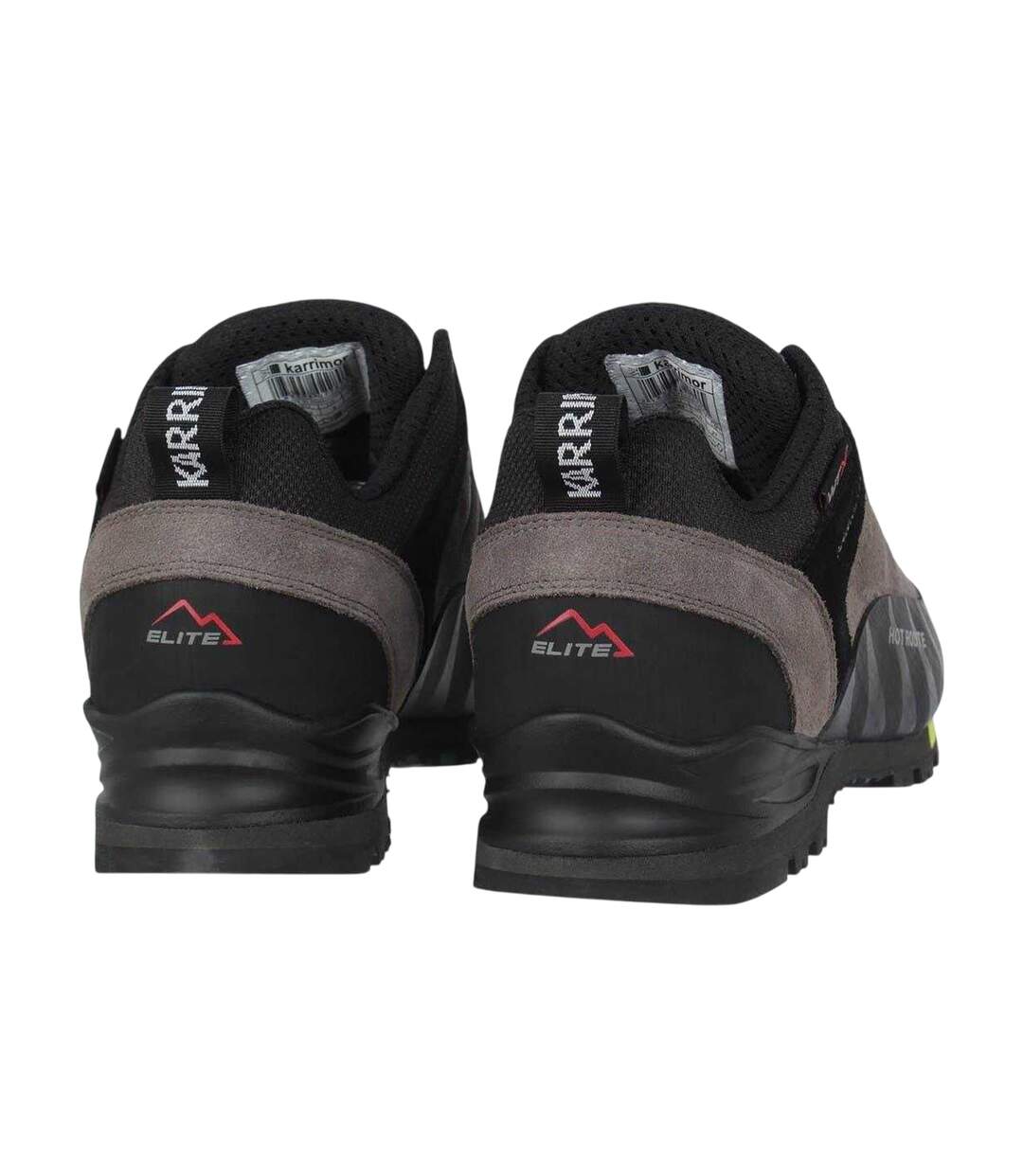 Chaussures De Marche Hot Route Homme Anthracite Citron Vert Karrimor-2