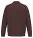Sweat col polo quart zip - Unisexe - PAT432 - rouge dark cherry-2