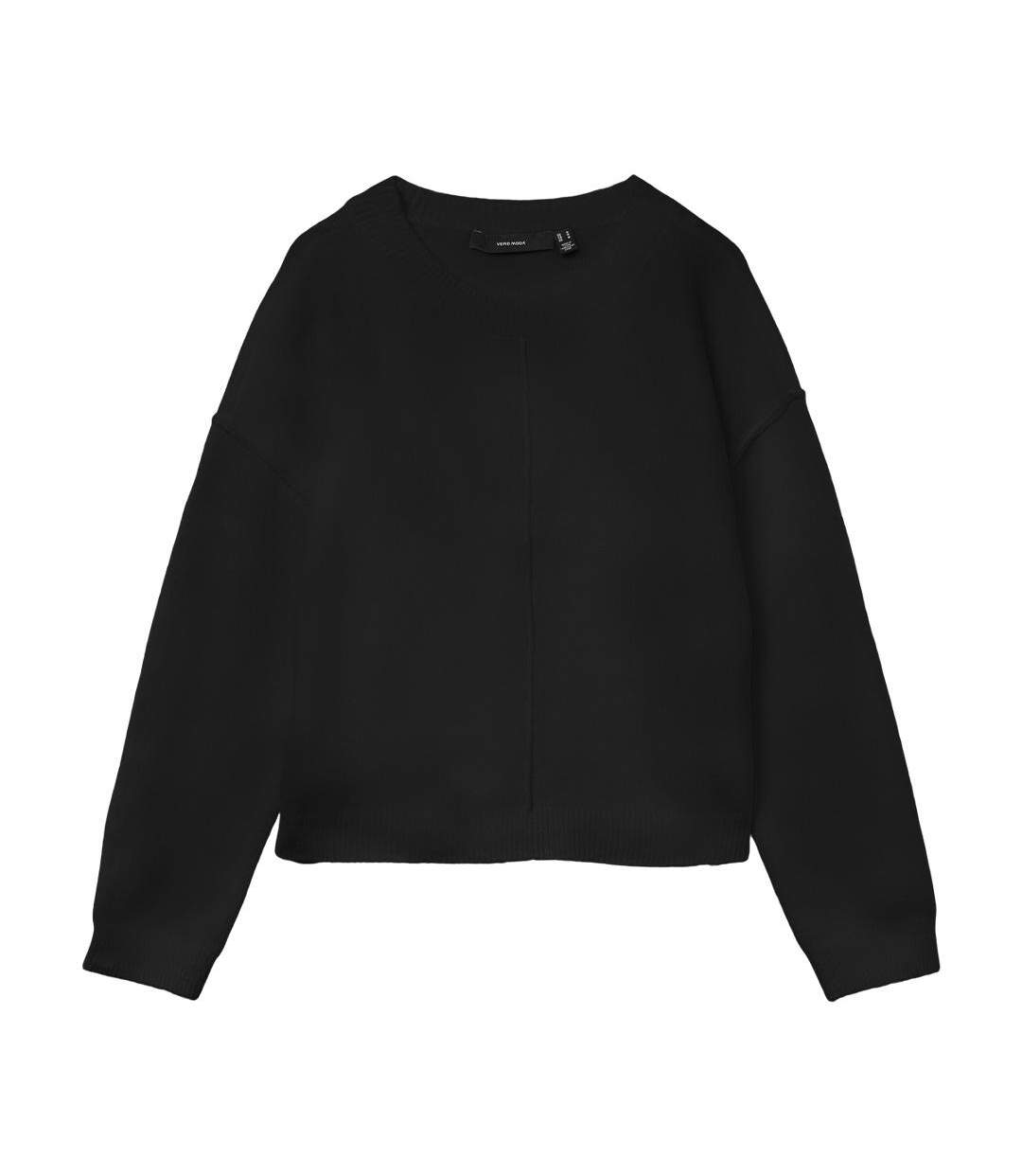 Pull noir femme vero moda besti-1