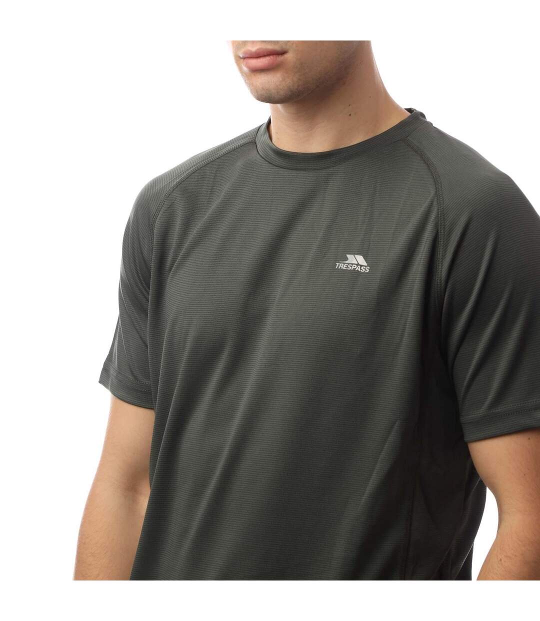 T-shirt Sport Niles Homme Vert Trespass-2