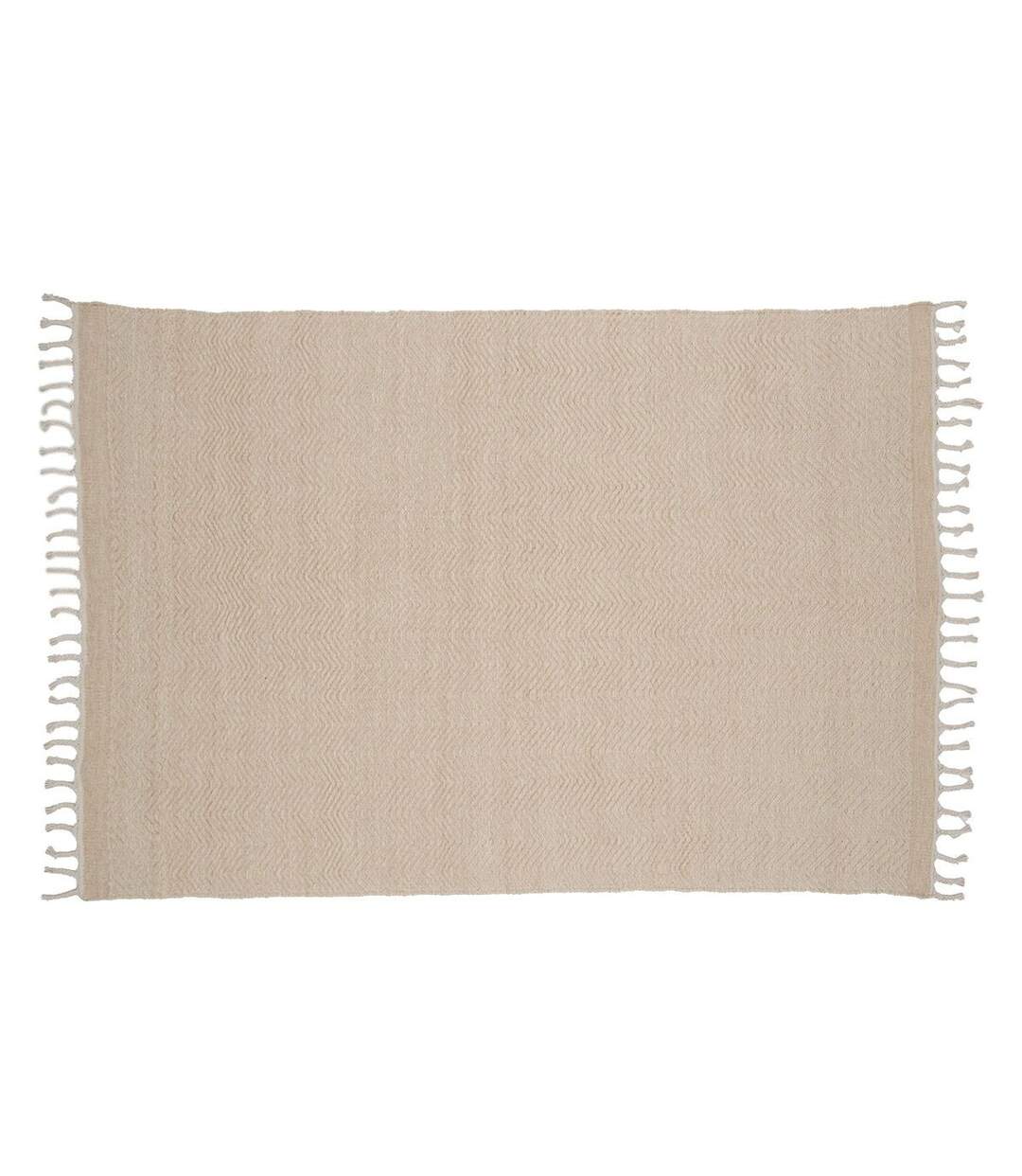 Tapis Déco en Laine Loke 203x300cm Beige-1